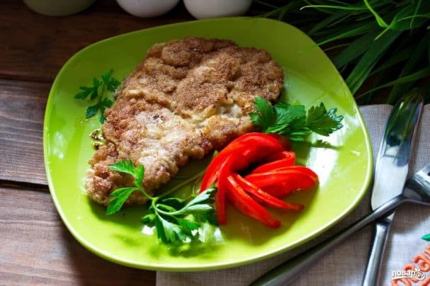 Шніцэль (класічны рэцэпт)