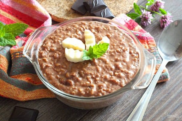 Шакаладная аўсяная каша