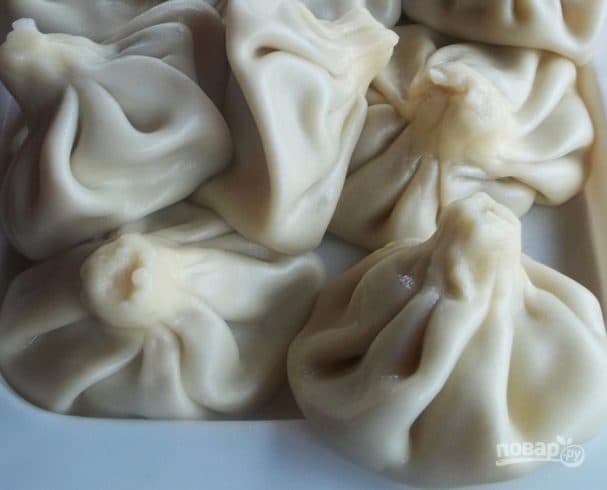 Georgian-style khinkali dough