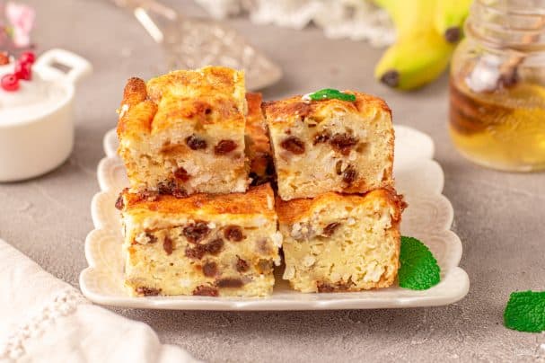 Cottage cheese casserole without sugar or flour