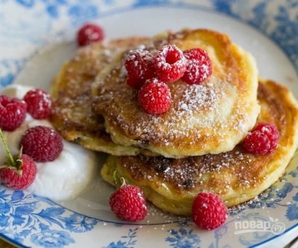 Cottage cheese pancakes