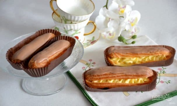 Ванільныя эклеры