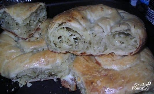 Frittata with feta cheese
