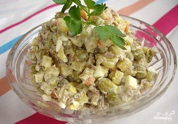 Салат з мясам
