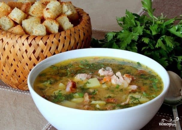 Soup with ribs