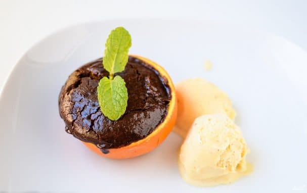 Orange-chocolate dessert