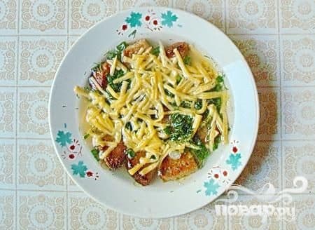 Baltic cheese soup