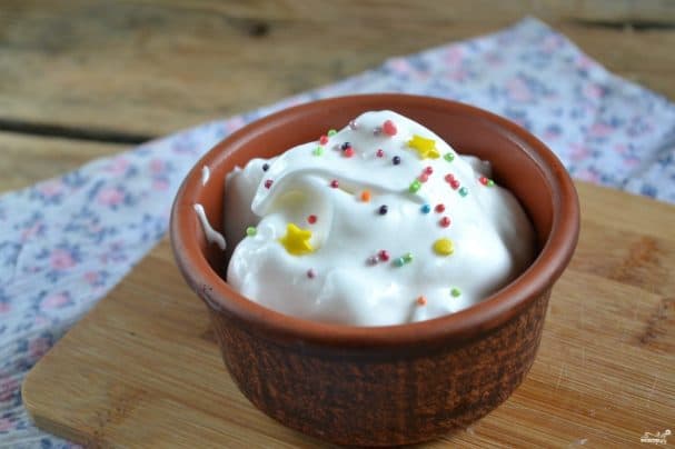 Белая глазура для кулача