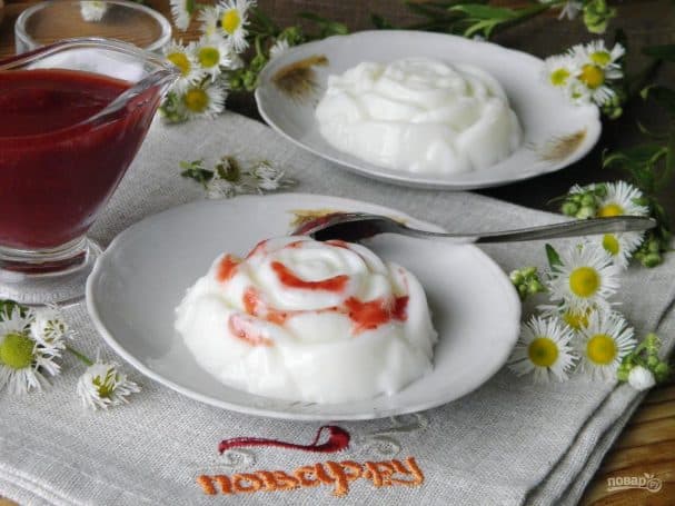 Blancmange, classic recipe