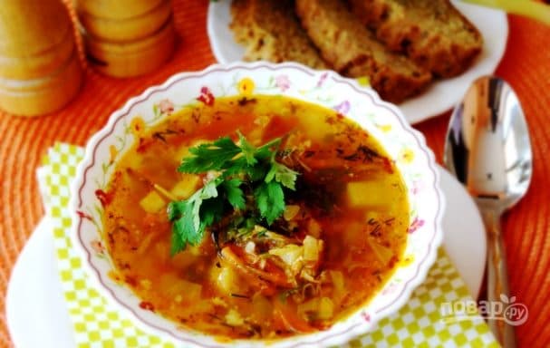 Borscht (beet-free recipe)