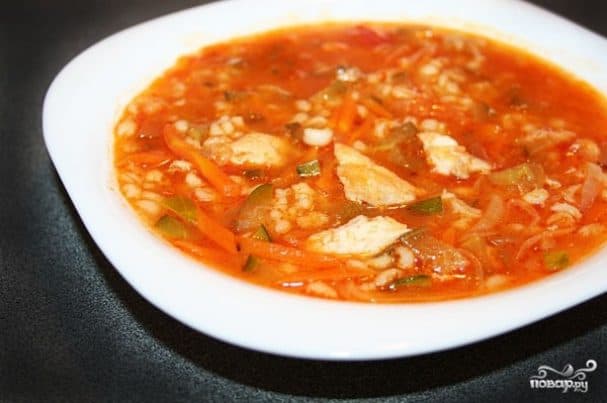Боршч з цмокамі з морскога грабешка