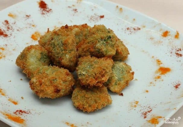 Брокколи в панировке