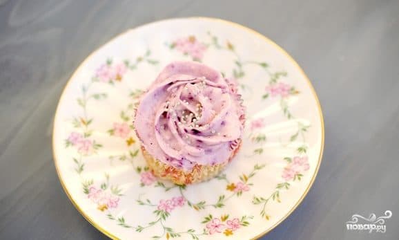 Blueberry cream for cupcakes