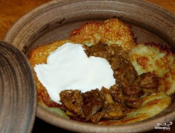 Rural-style potato pancakes