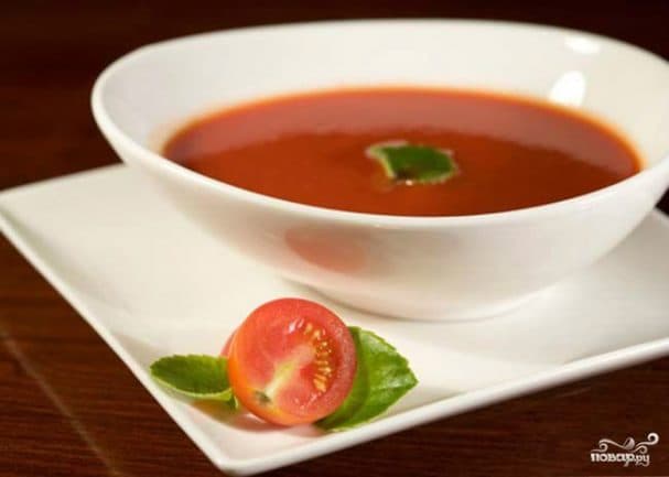 Children's tomato soup