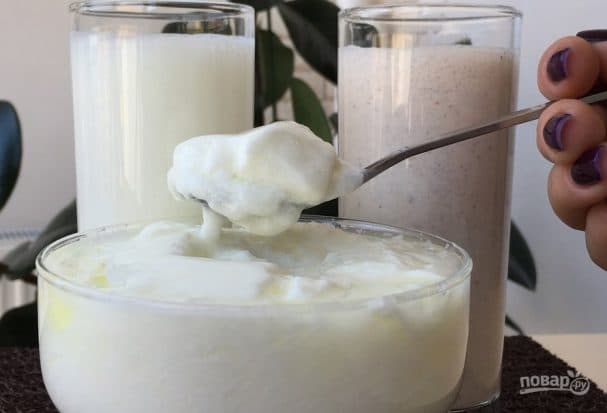 homemade yogurt with cereals