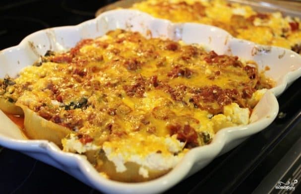 Stuffed pasta shells