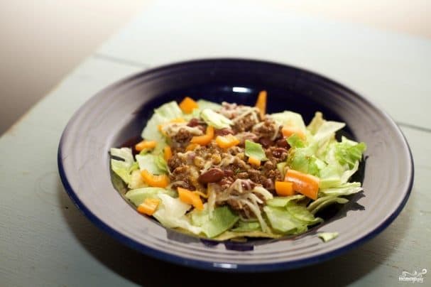 Французскі салат з мясам