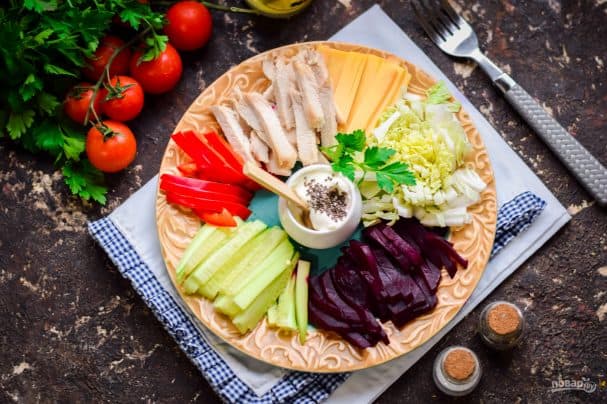 French beet salad
