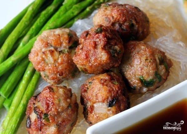 Asian-style meatballs