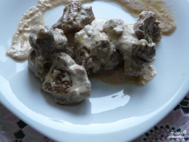 Duck fricassee