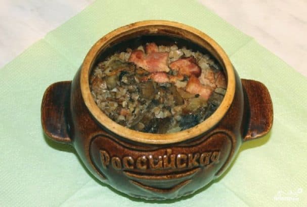 Гречневая каша в горшочке