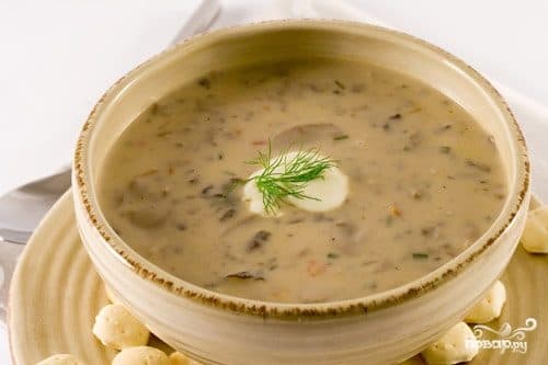 Грибний суп із маслюками