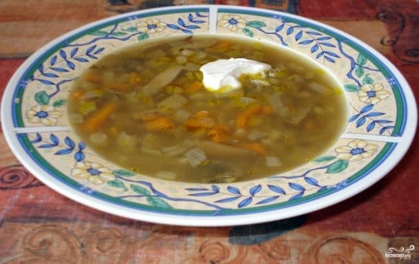 Грибівниця з сушених грибів