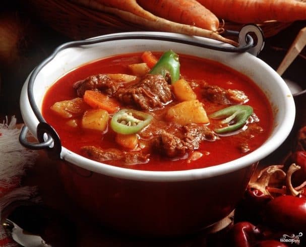 Beef stew in the oven