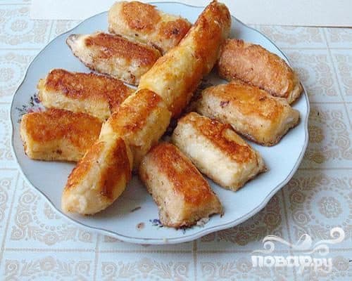 Смажаныя ў кляры бананы
