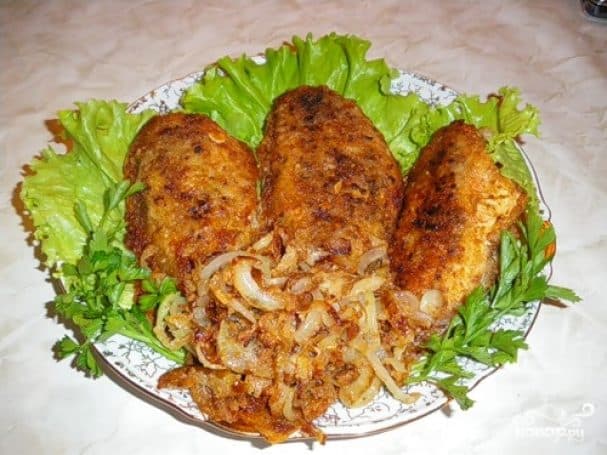 Fried sea bass