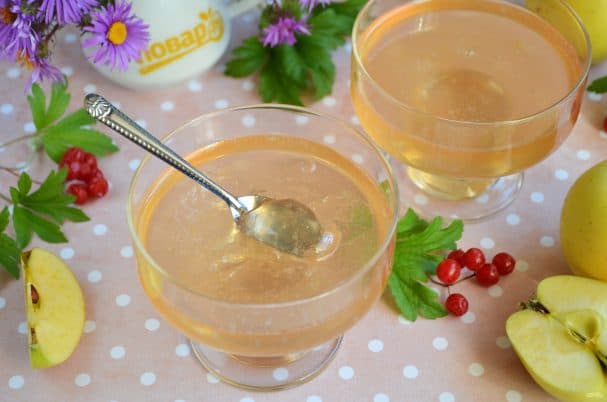 Apple jelly without gelatin