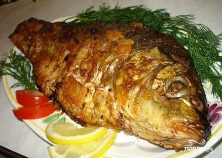 Карась в майонезе в духовке