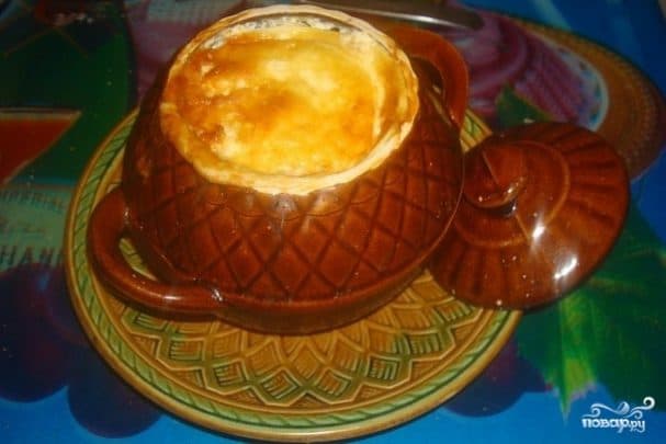 Картофель у гаршочках з сырам