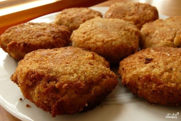 Cutlets in breadcrumbs