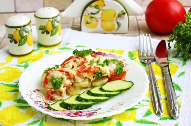 French-style chicken with potatoes