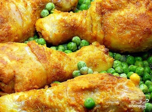 Курыца з гарохам