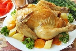 Курица в духовке с овощами
