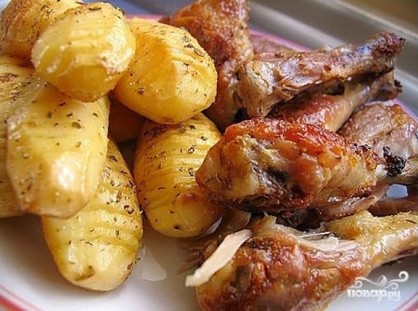 Chicken in sour cream with garlic