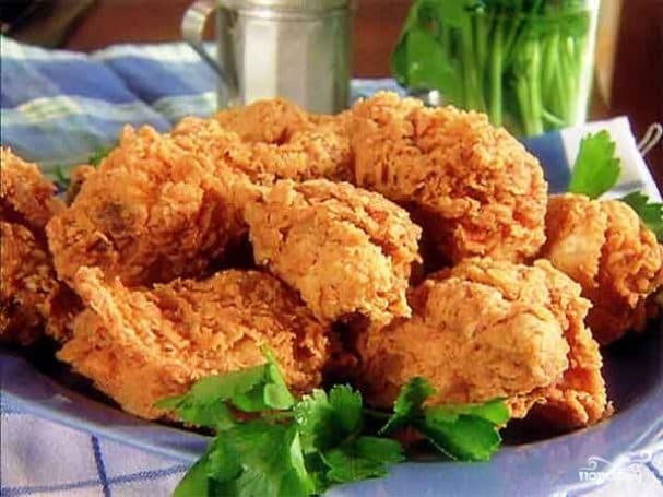 Chicken in breadcrumbs