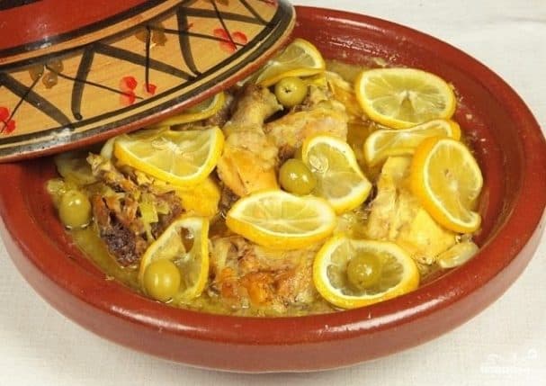 Chicken in a tagine
