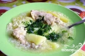 Курячий суп із картоплею