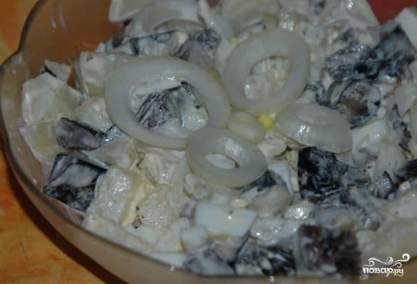 Маринованные грузди в сметане