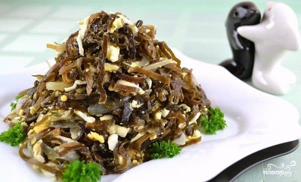 Sea kale with egg