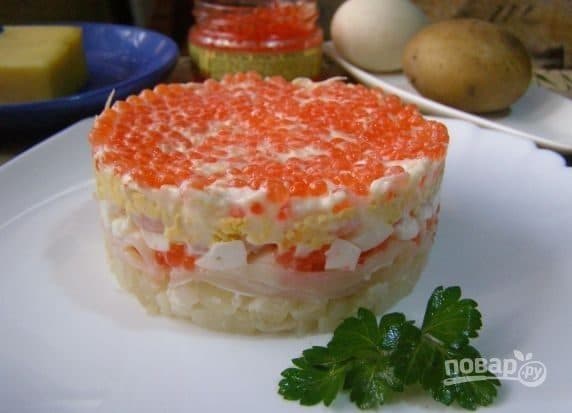 with shrimp and squid