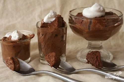 Bitter Chocolate Mousse with Brandy