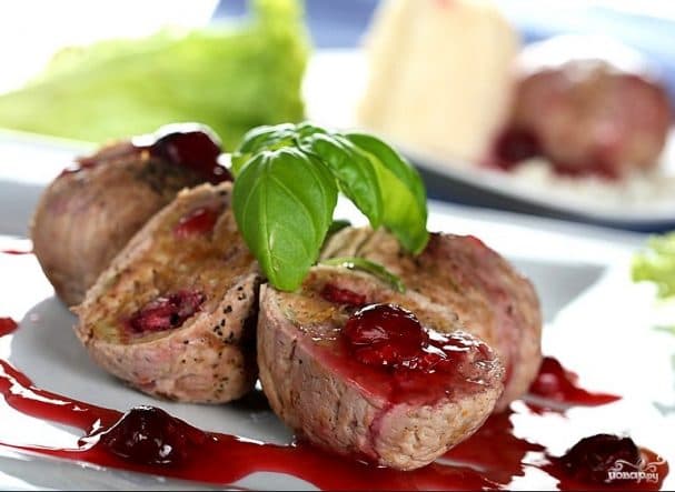 Мяса з вішняй