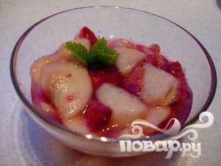 Peach-mint salad