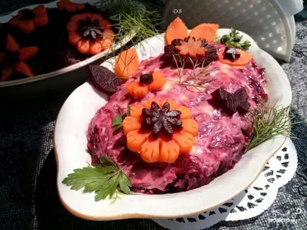 New Year's herring under a fur coat