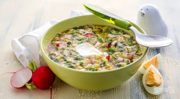 Окрошка на квасі